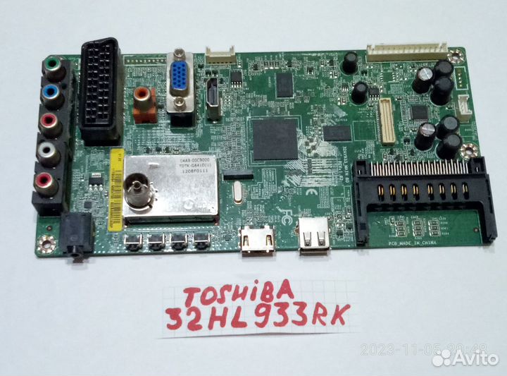 32AV933 REV1.02 от toshiba 32HL933RK. Гарантия