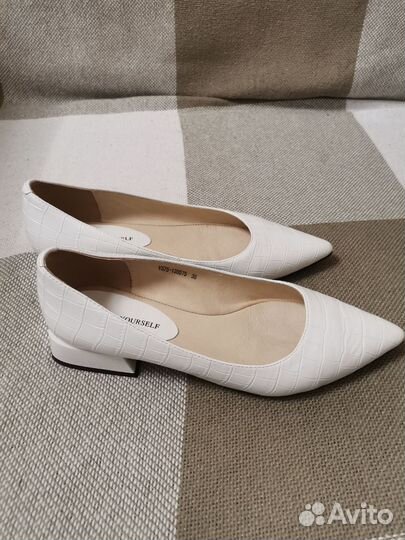 Туфли лодочки женские, кожа натуральная, 36 размер