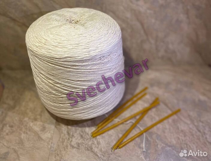 Фитиль для свечей 10 нитей (свечной фитиль) бобина