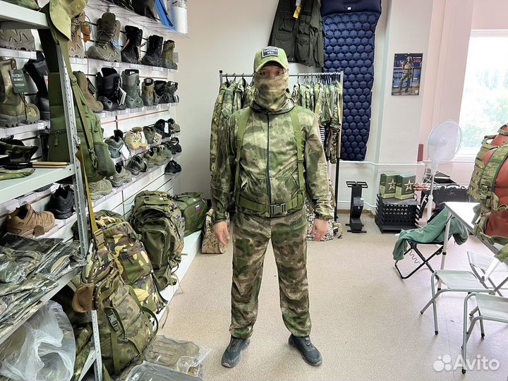 Рпс Пояс тактический Molle на лямках мох