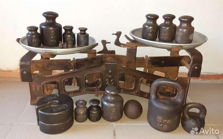 Гири и весы чугунные