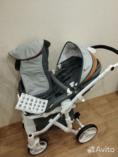 Прогулочная коляска зимняя