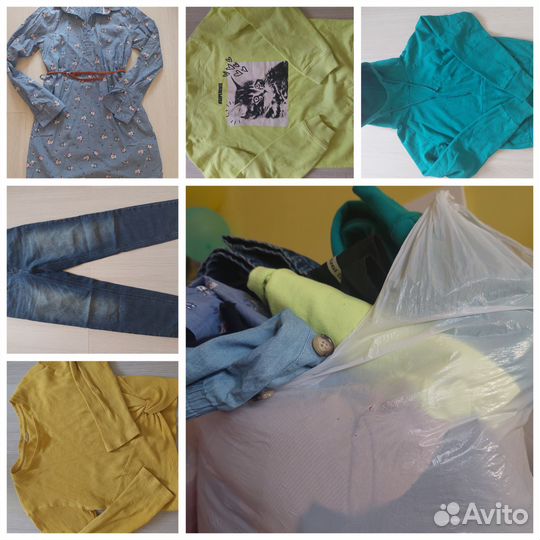 Целый пакет одежды на девочку рост 152
