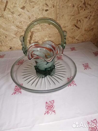 Винтажная ваза - конфетница