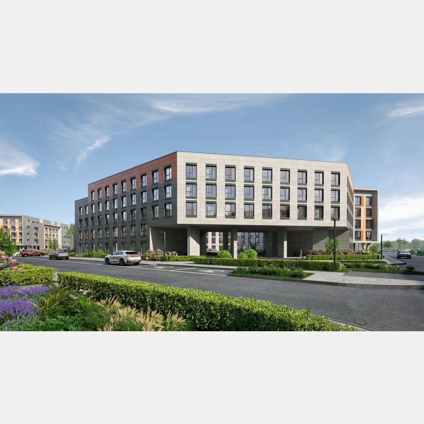 1-к. квартира, 43 м², 1/5 эт.