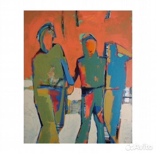 Картина абстракция Большая картина в подарок