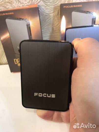 Портсигар фокус ультратонкий с зажигалкой (+видео)