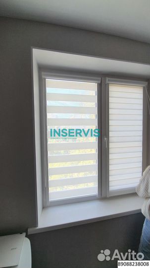 Римские шторы на пластиковые окна