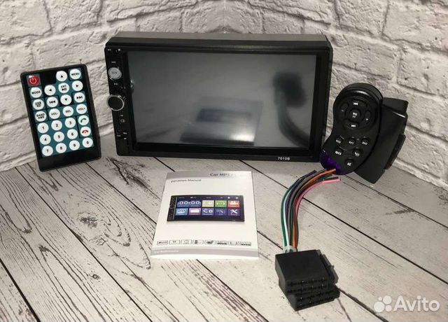 Магнитола 2 din с пультом на руль