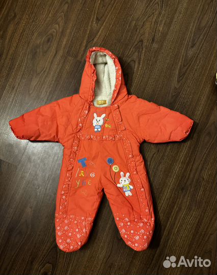 Детские зимние комбинезоны (56 см и 80 см)