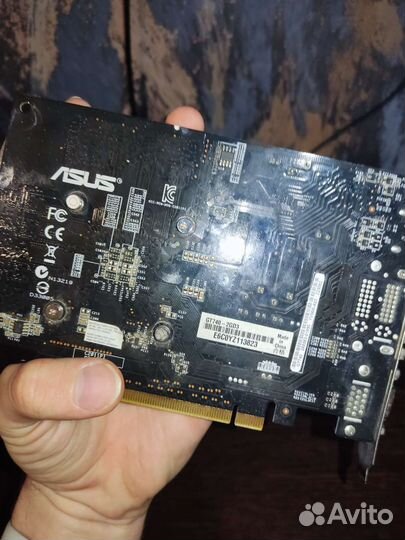 Видеокарта asus GT740-2GD