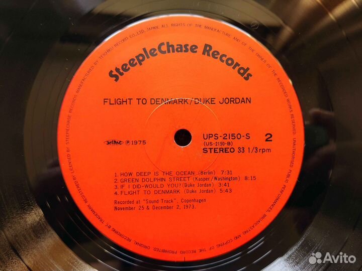 Duke Jordan – Flight To Denmark – Japan 1975 OBI