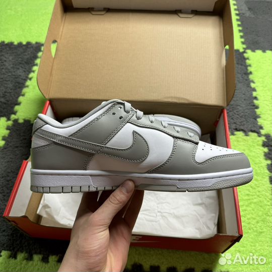 Nike dunk low grey fog оригинал