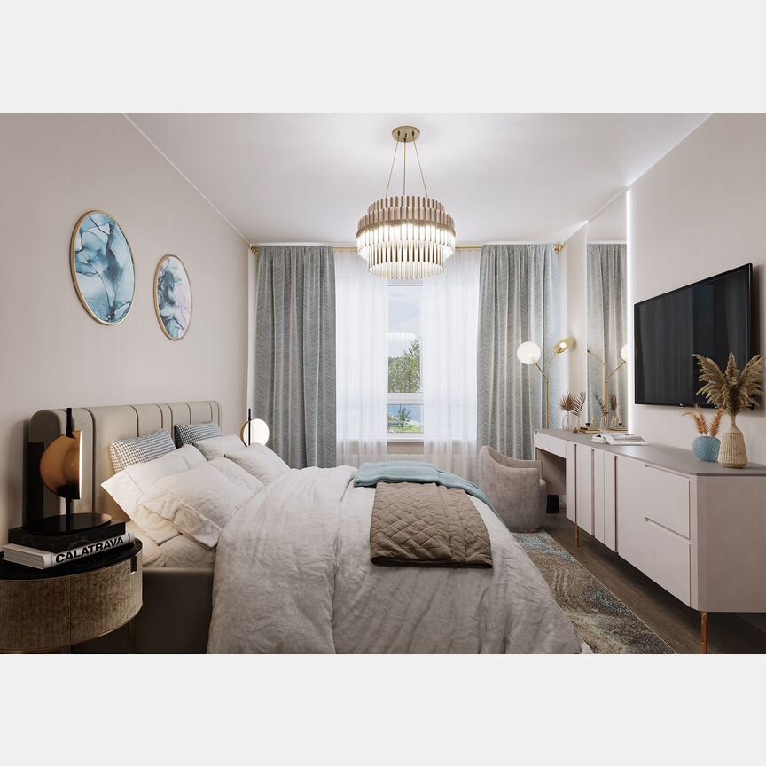 3-к. квартира, 87,2 м², 1/17 эт.