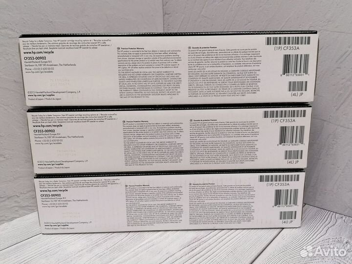 Картриджи оригинальные HP CF353A разные