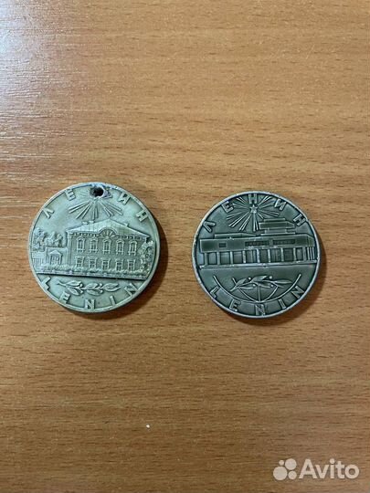 Значок Ленин Lenin 1870 1970 тяжелый