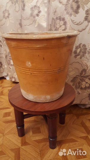 Горшок керамика для цветови пальм 10л с подставкой