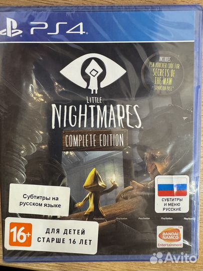 Little Nightmares диск для PS4 новый