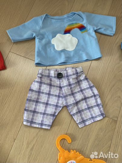 Одежда для куклы/пупса пакетом