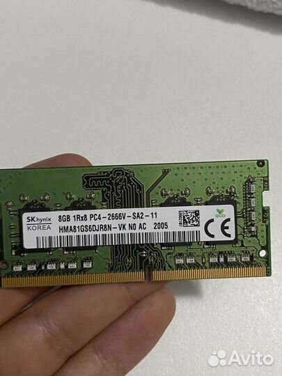 Оперативная память DDR4 8GB 2666mhz