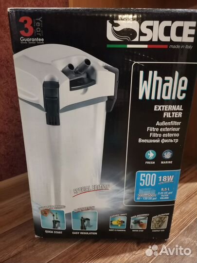 Аквариумный Фильтр Sicce Whale 500