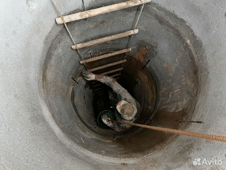 Чистка и ремонт колодцев. Дезинфекция