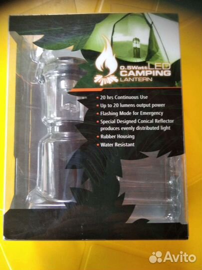 Фонарик переносной от батареек