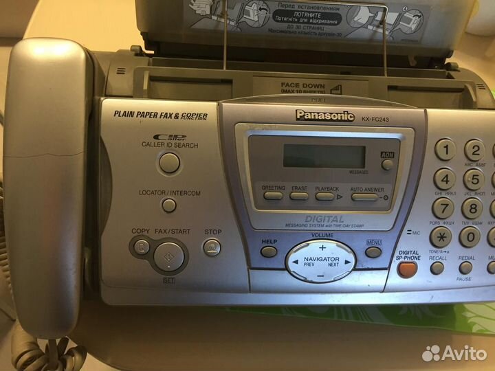 Факс panasonic б/у