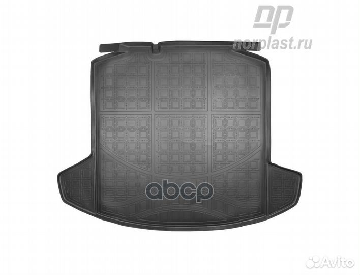 Коврик в багажник полиуретан norplast skoda Rap