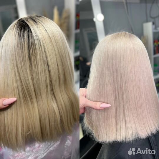 Любые Окрашивания волос airtouch блонд
