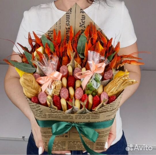 Мужские букеты съедобные