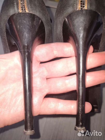 Ботильоны замша 39