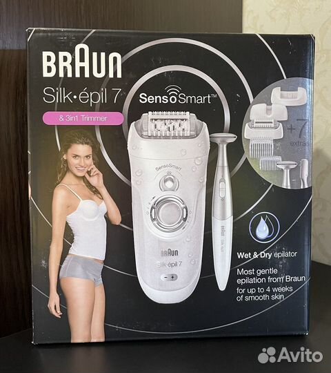 Эпилятор Braun Silk-epil 7 SensoSmart 7/890
