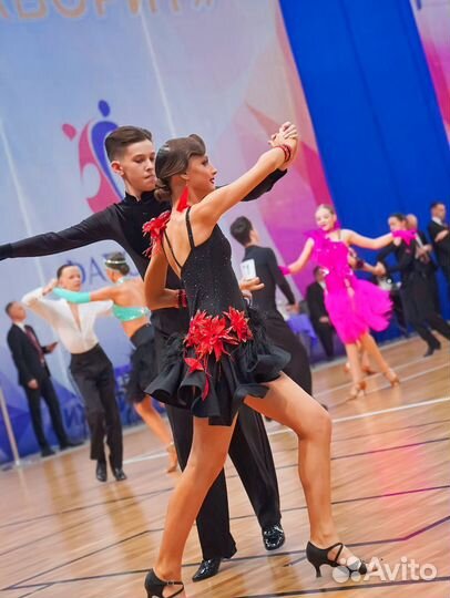 Платье для бальных танцев латина ю2