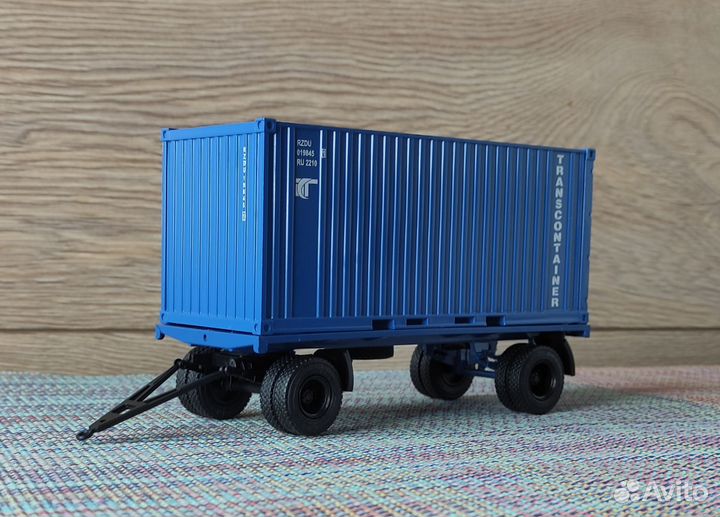 Прицеп гкб-8350 контейнеровоз, 1/43