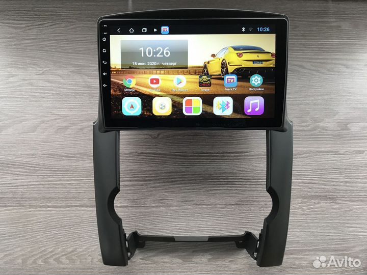 Магнитола на Kia Sorento 2 XM с камерой на Android