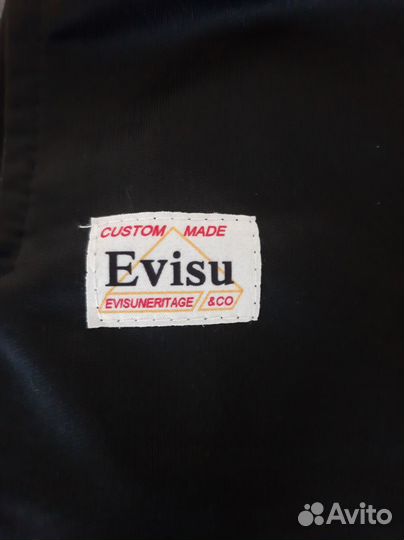 Шорты evisu синие в хорошем состоянии