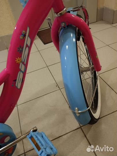 Новый велосипед для девочки