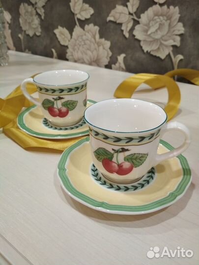 Villeroy&Boch French Garden Чашка+блюдце эспрессо
