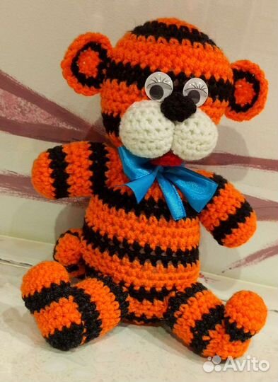 Игрушки ручная работа тигр собачка