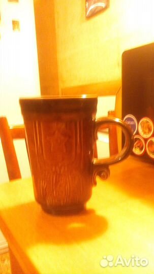 Кружка глиняная Сср красивая