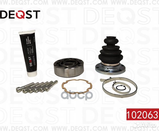 ШРУС audi 80,90,100,A4,A6/VW passat 102063 deqst