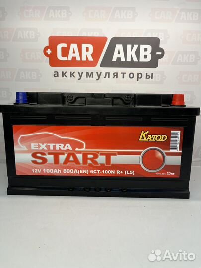 Аккумулятор 100 ач новый Extrastart