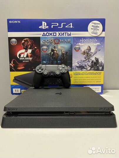 Sony PS4 Slim 1tb + 86 игр