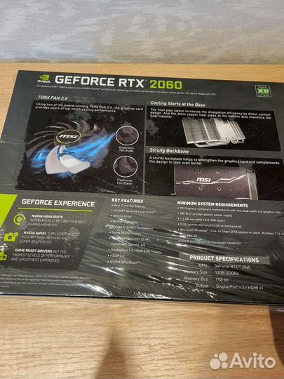 Видеокарта geforce RTX 2060 12gb