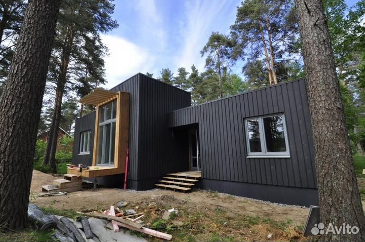 Строительство дома в современном стиле, под ключ