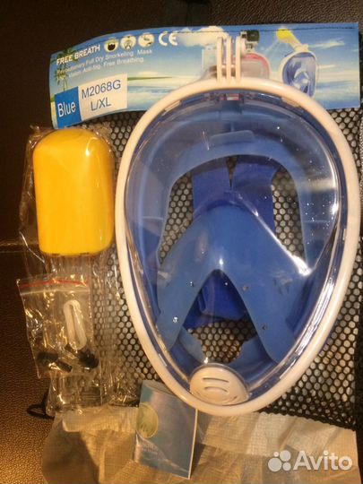 Маска для снорклинга (плавания) Freebreath