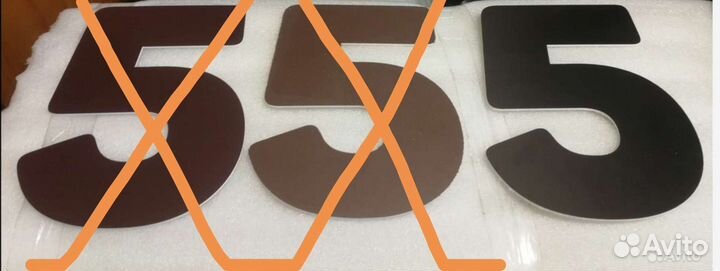 Таблички этаж из пвх 3мм