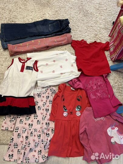 Вещи пакетом для девочки 98 104