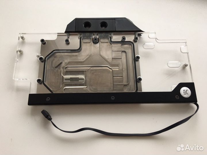 Водоблок для видеокарты evga 1080 Ti FTW3 RGB